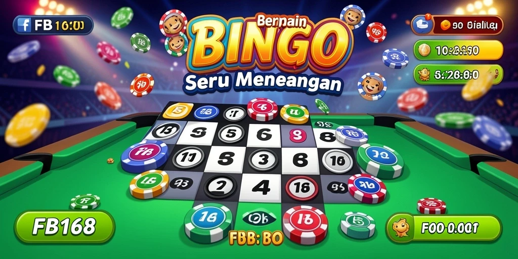 Screenshot gameplay FB168 dengan suasana Bingo yang seru.