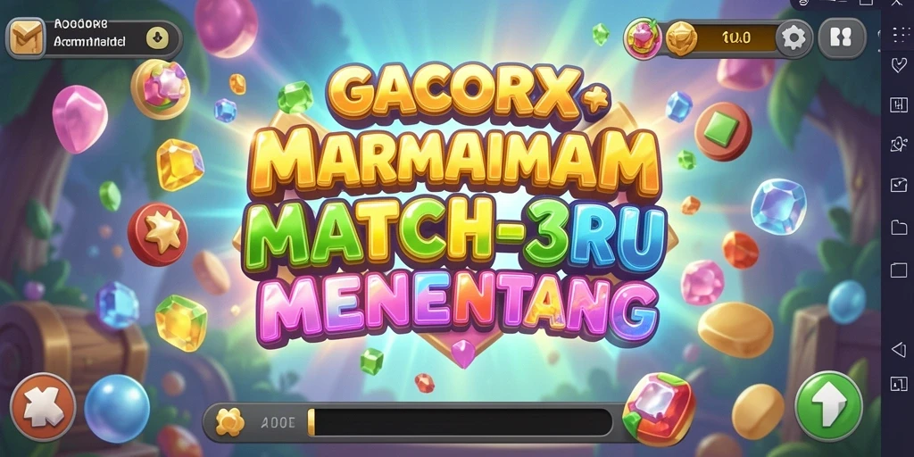 Tampilan gameplay GACORX yang menarik dan penuh warna.