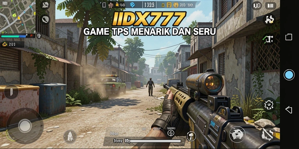 Tampilan gameplay seru dan mendebarkan dari IDX777.