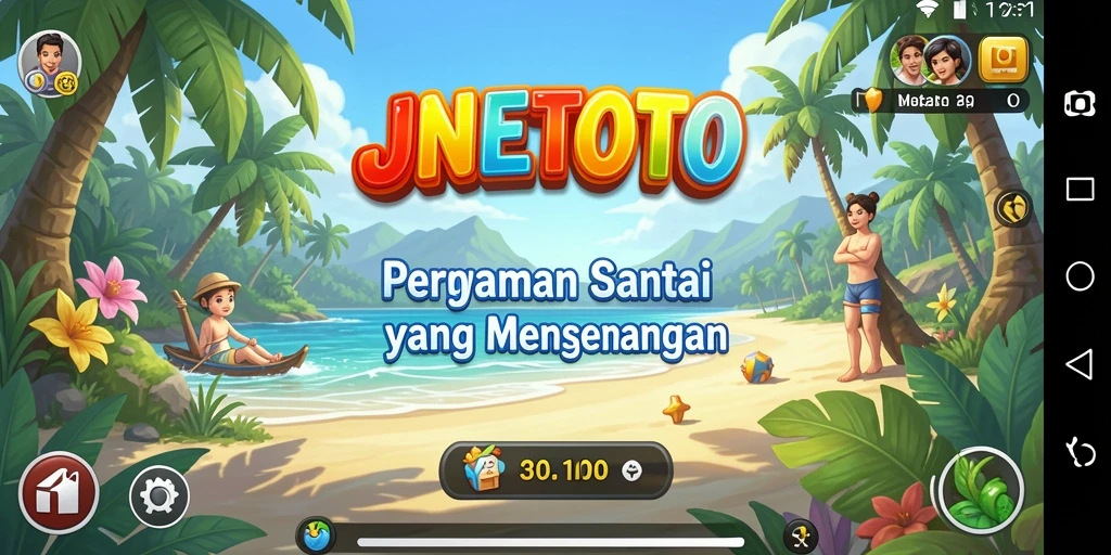 Tampilan gameplay <strong>JNETOTO</strong> yang penuh warna dan menyenangkan.