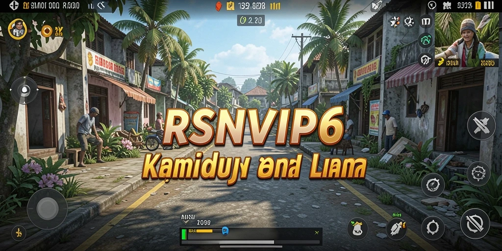 Tampilan gameplay RSNVIP6 dengan interaksi unik dalam simulasi.