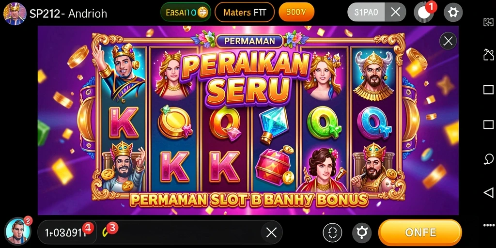 Tangkapan layar gameplay SP212 dengan gulungan Slot yang mengasyikkan.