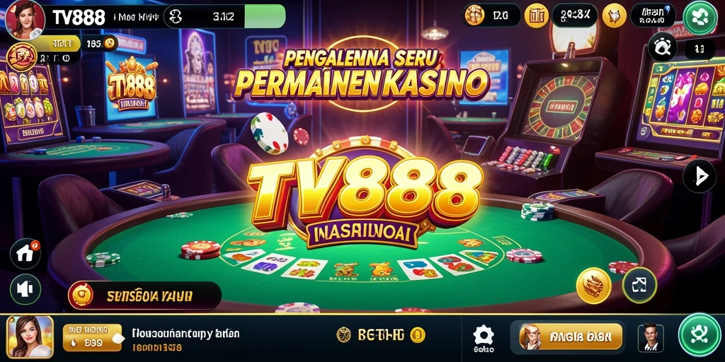 Tampilan menarik dari gameplay Kasino yang seru dan interaktif.