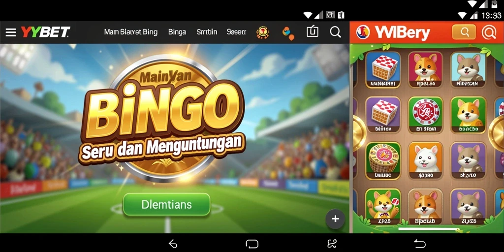 Tampilan gameplay Bingo yang seru dan interaktif di YYBET.