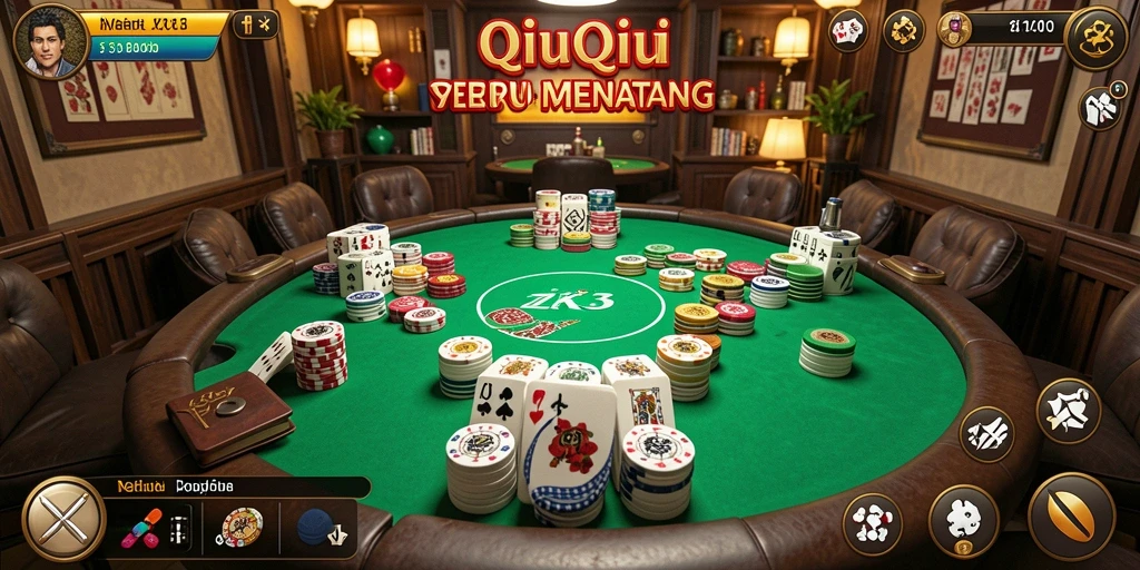 Tampilan gameplay seru ZK3 dalam permainan QiuQiu.